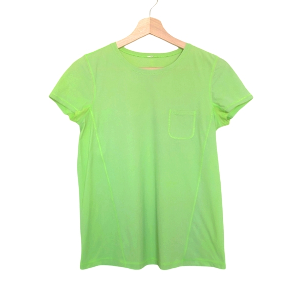 lululemon athletica Tops - lululemon athletica Tech Pocket Short Sleeve Shirt Scream Green - Size 6/8, S/M
